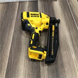AS-IS DEWALT 20V MAX XR 16-Gauge Electric Cordless Angled Finishing Nailer Kit