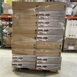 DALLAS LOCATION - Denver 48 in. Integrated LED Indoor White Ceiling Fan with Remote PALLET-(48 UNITS)