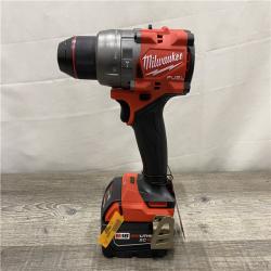 AS-IS Milwaukee FUEL 18V Lithium-Ion Brushless Cordless 1/2 in. Hammer Drill Driver Kit
