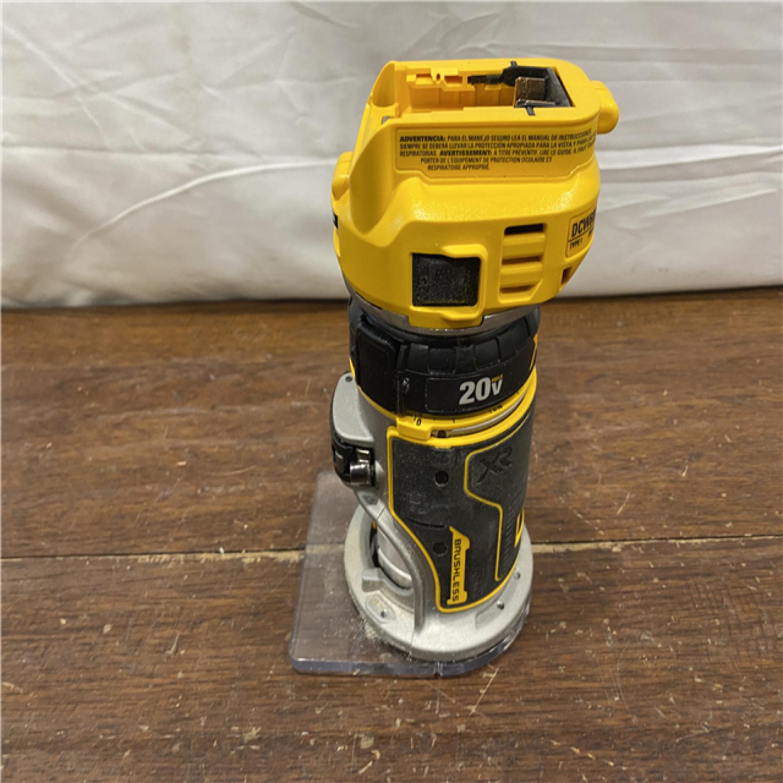 AS-IS Dewalt 20V MAX XR Brushless Cordless Compact Router (Tool Only)