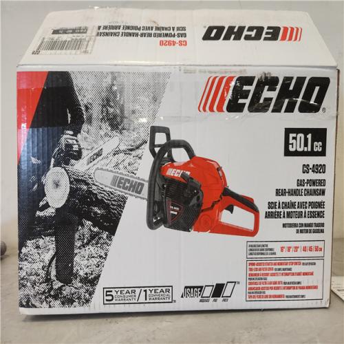 Phoenix AS-IS ECHO 20 in. 50.1 cc 2-Stroke Gas Rear Handle Chainsaw