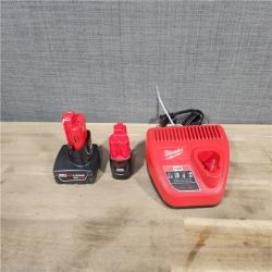 HOUSTON LOCATION - AS-IS Milwaukee 3497-22 12V Brushless Hammer Drill and Impact Driver Combo Kit