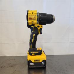 AS-IS- DEWALT ATOMIC 20V Lithium-Ion Cordless 1/2 in. Hammer Drill Kit
