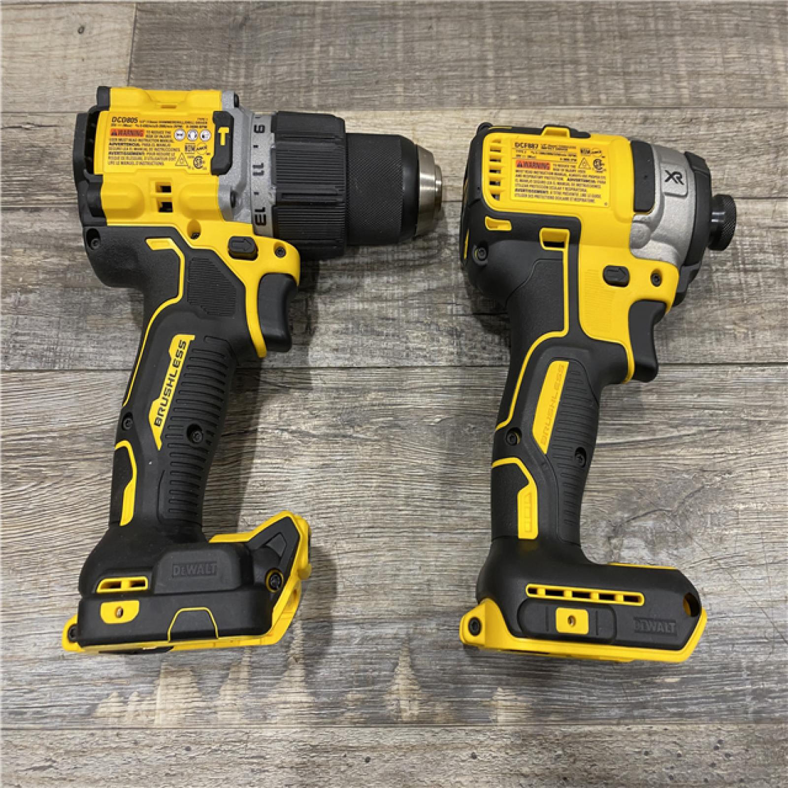 AS-IS DEWALT 20V MAX XR Lithium-Ion Cordless 2-Tool Combo Kit