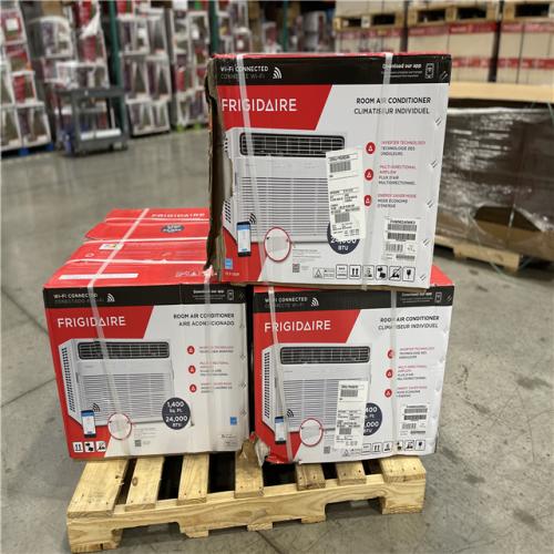DALLAS LOCATION - Frigidaire 24 000 BTU 230-Volt Inverter Technology Window Room Air Conditioner Cools 1400 sq. ft. with PALLET-(3 UNITS)