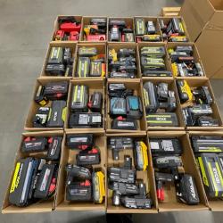 DALLAS LOCATION - AS-IS BATTERY AND CHARGERS PALLET