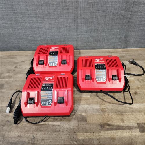 HOUSTON LOCATION - AS-IS MILWAUKEE RAPID BATTERY CHARGER PACK QTY - 3