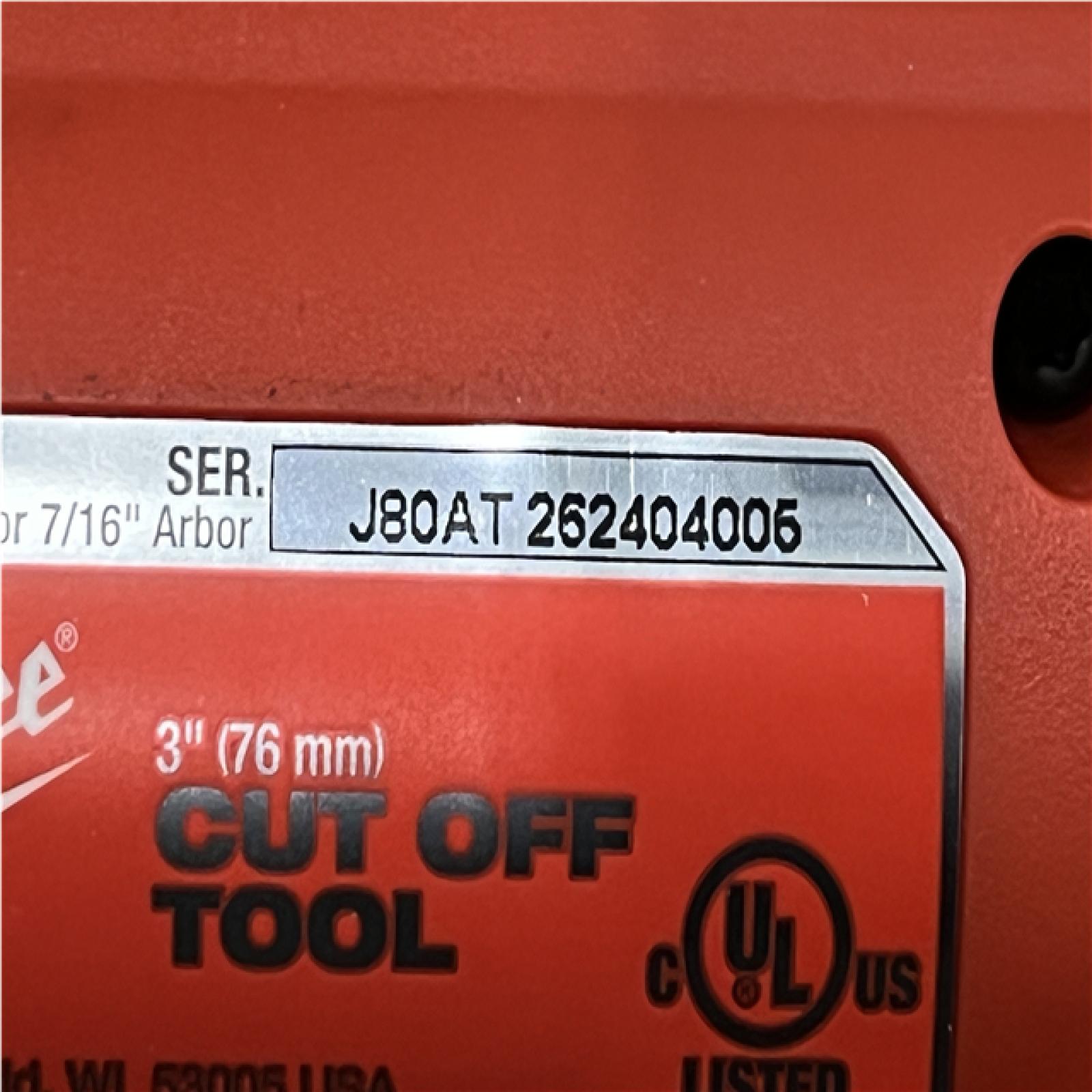 AS-IS Milwaukee FUEL 12V Lithium-Ion Brushless Cordless 3 in. Cut Off Saw (Tool-Only)