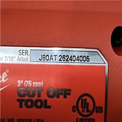 AS-IS Milwaukee FUEL 12V Lithium-Ion Brushless Cordless 3 in. Cut Off Saw (Tool-Only)