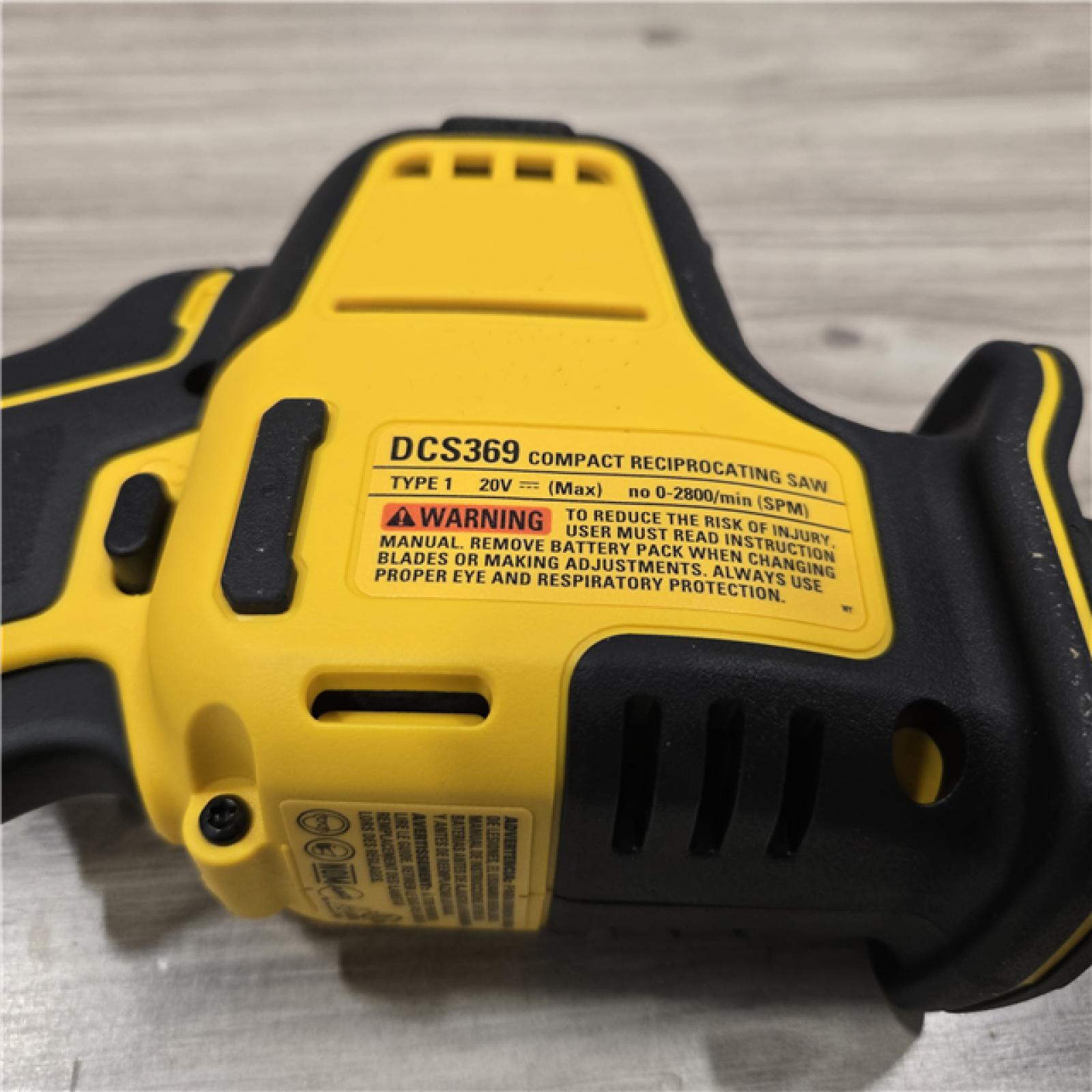 AS-IS Dewalt ATOMIC 20V MAX Cordless One-Handed Reciprocating Saw (Tool Only)