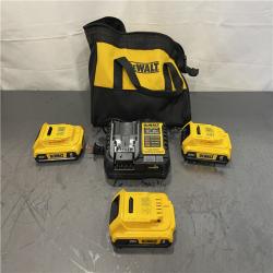 AS-IS - DeWalt 20V MAX Lithium-Ion 2.0Ah Compact Battery Pack Kit (3 -Pack)