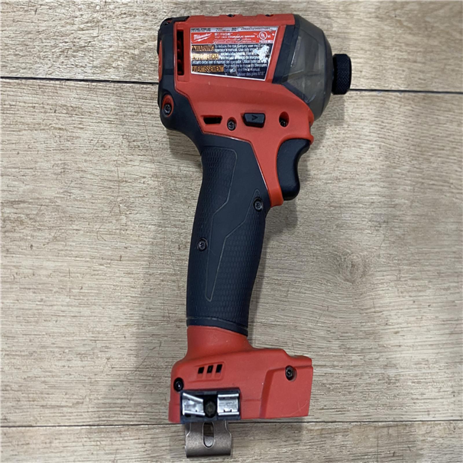 AS-IS Milwaukee FUEL SURGE 18V Lithium-Ion Brushless Cordless 1/4 in. Hex Impact Driver (Tool-Only)