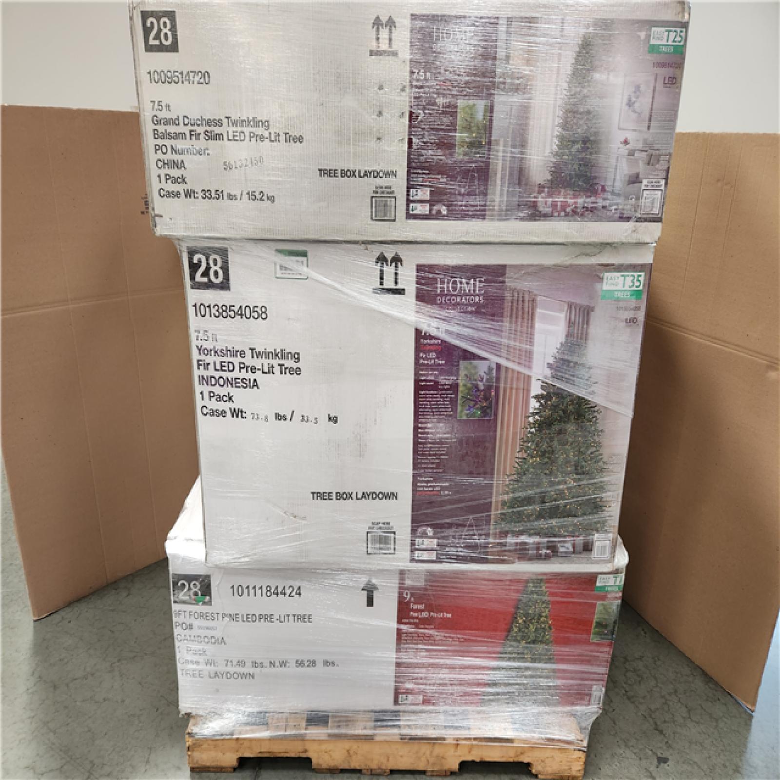 California AS-IS Holiday Pallet