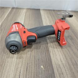 AS-IS Milwaukee 2953-20 18V Lithium-Ion Brushless Cordless 1/4   Hex Impact Driver Bare Tool  Red