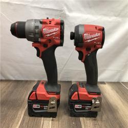 AS-IS Milwaukee FUEL 18V Lithium-Ion Brushless Cordless Hammer Drill and Impact Driver Combo Kit