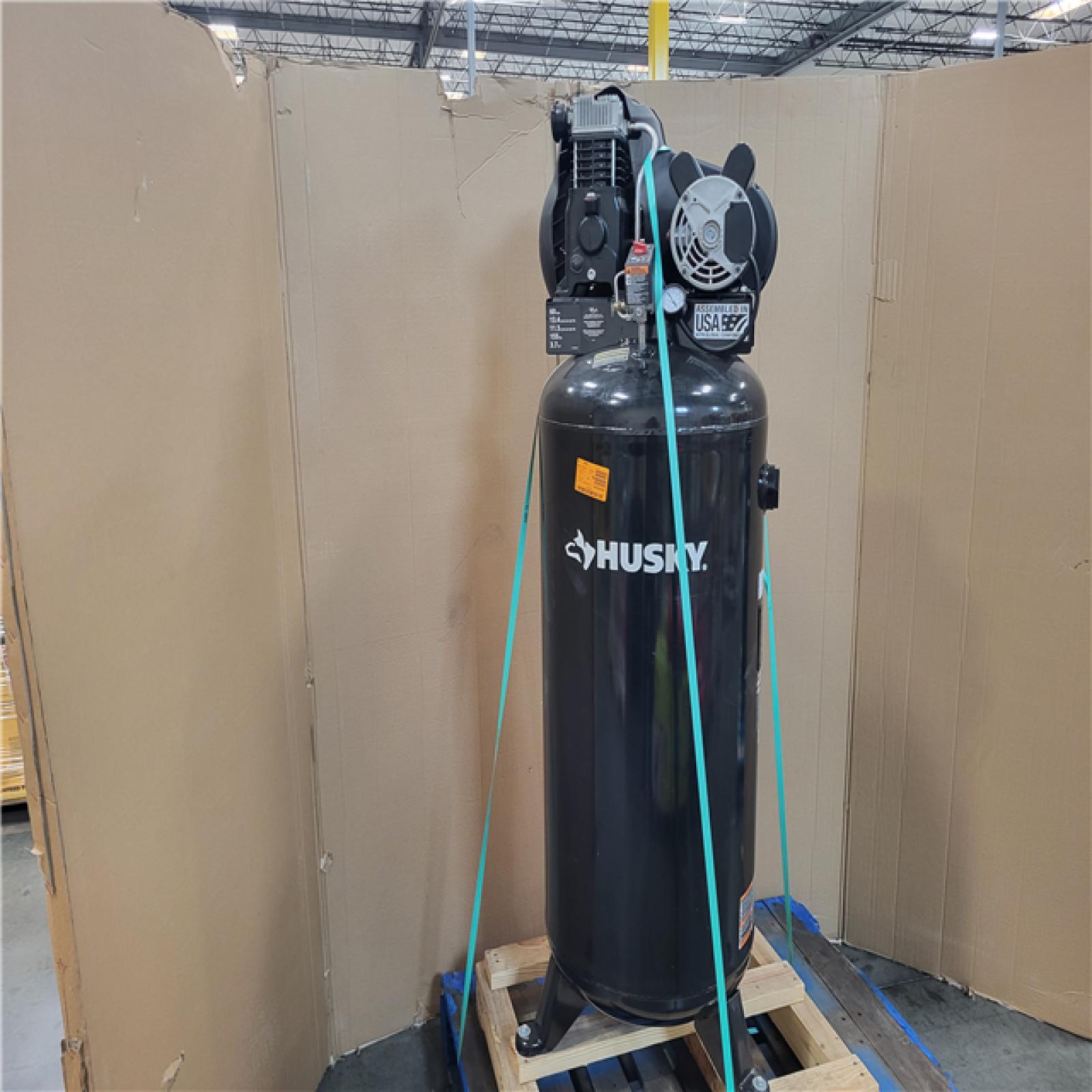 CALIFORNIA AS-IS HUSKY 60 GAL. AIR COMPRESSOR