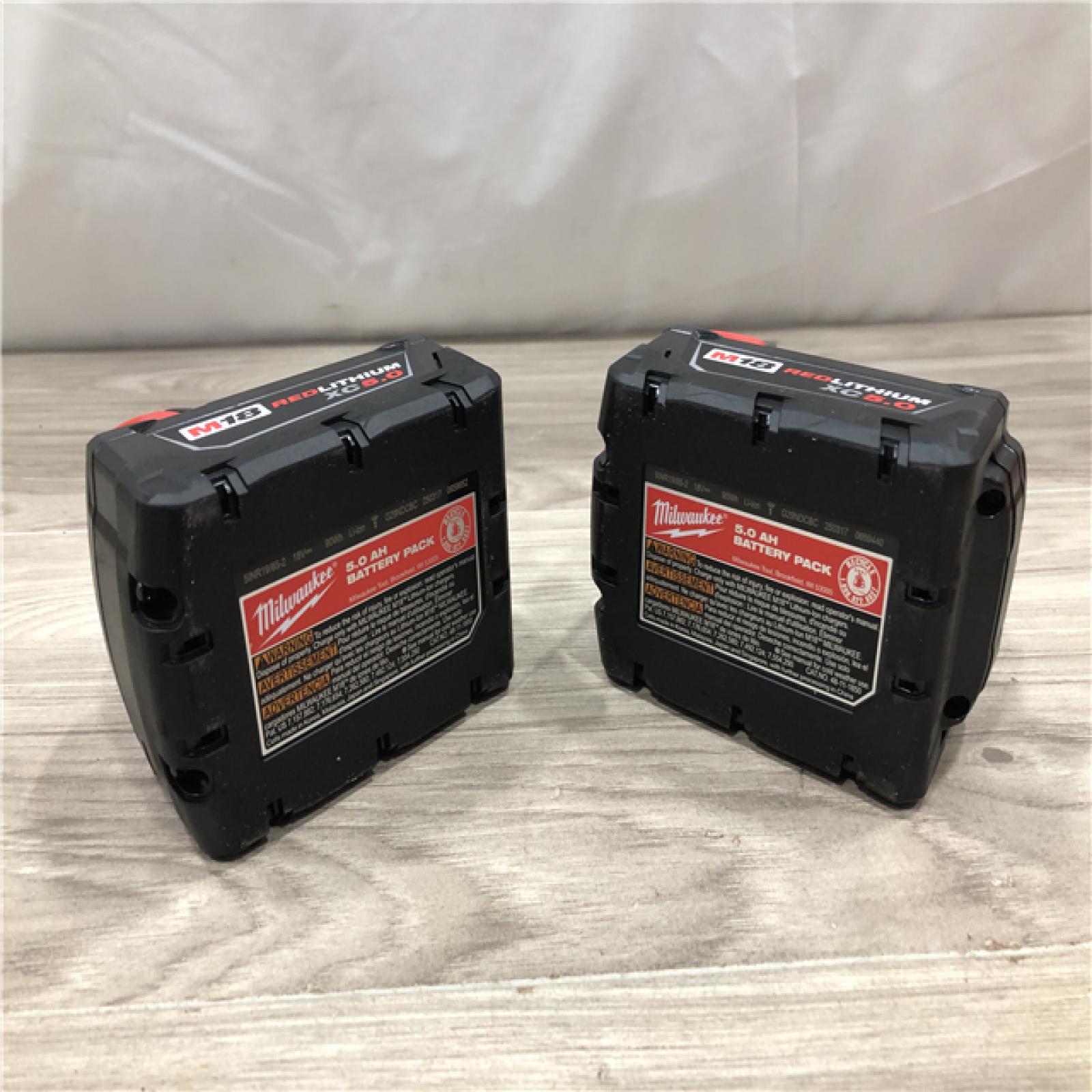 AS-IS Milwaukee M18 18-Volt Lithium-Ion XC Starter Kit