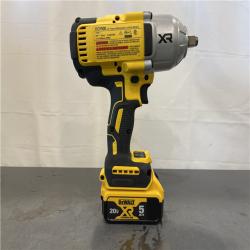 AS-IS - Dewalt 20V MAX Lithium-Ion Cordless 1/2 in. Impact Wrench Kit