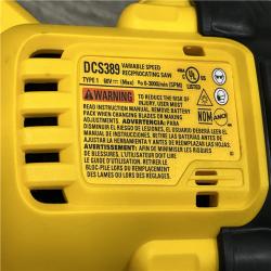 AS-IS DEWALT FLEXVOLT 60-Volt MAX Cordless Brushless Reciprocating Saw Kit