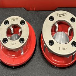 AS-IS Milwaukee 1/2 in. - 2 in. High Speed NPT Forged Aluminum Die Head PACKOUT Kit