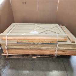 Phoenix AS-IS DIY Wooden Shed 8'x6' with Sliding Barn Doors