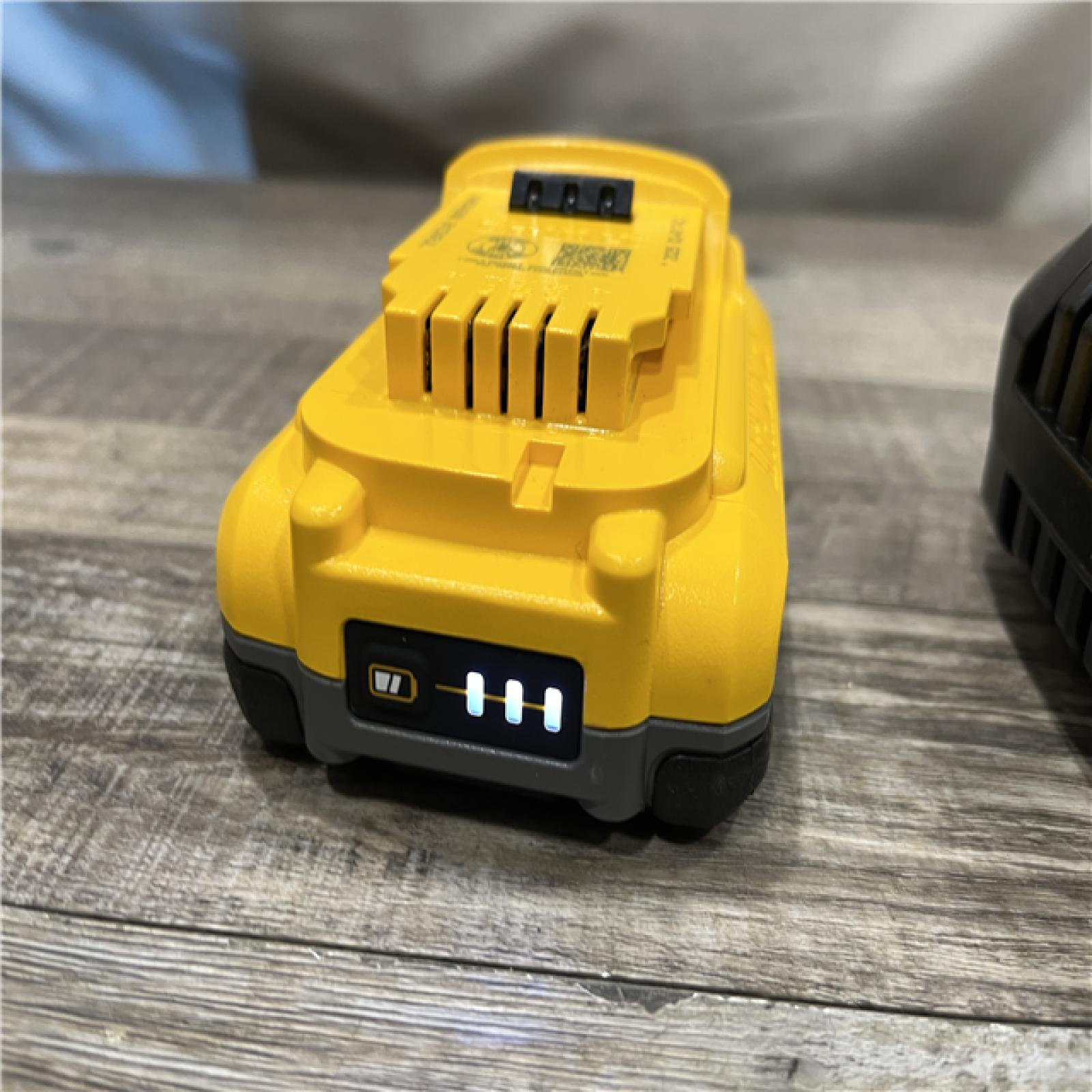 AS-IS DEWALT 20V MAX XR Power-Pack Lithium-Ion Starter Kit with 4. 0Ah Battery and Charger
