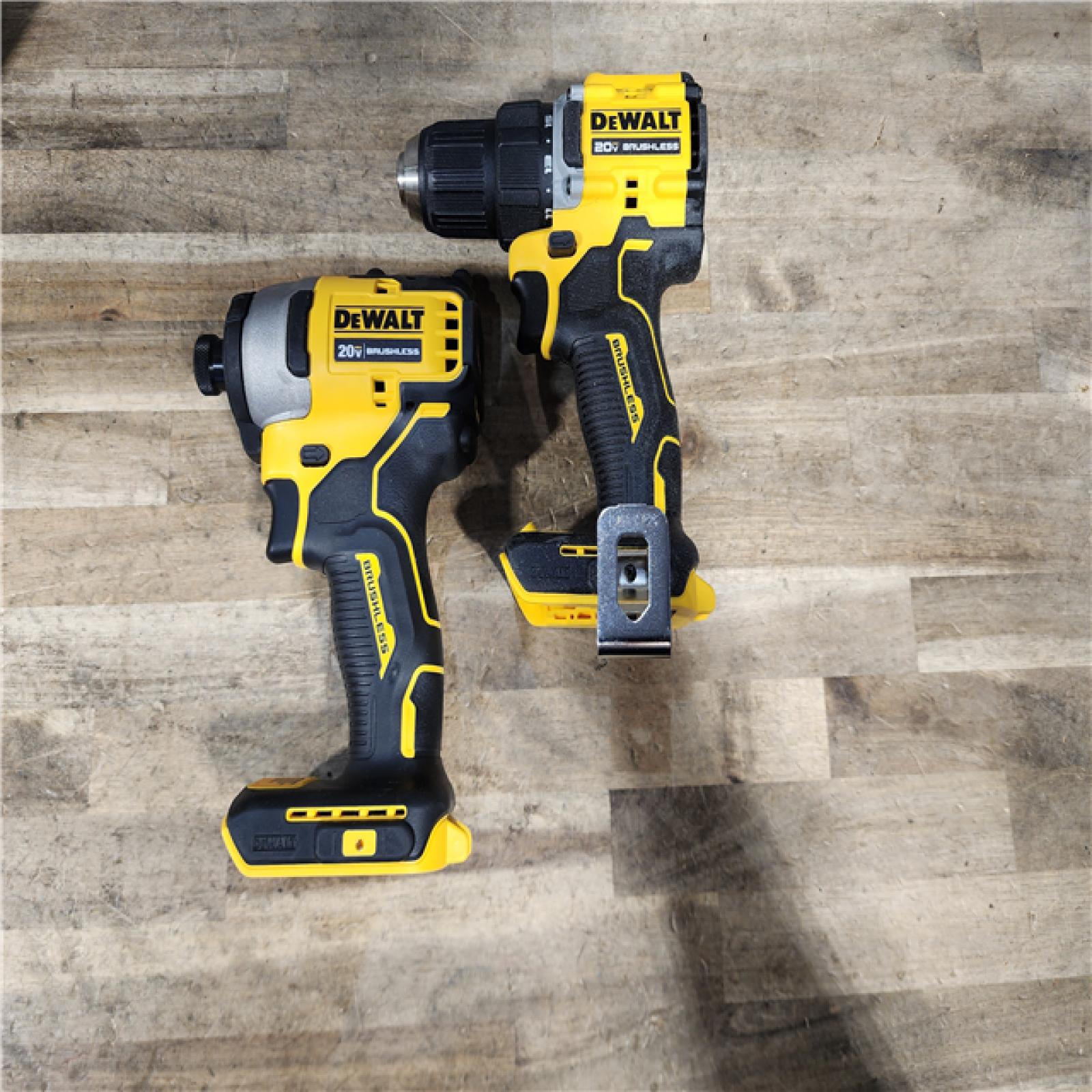 HOUSTON LOCATION - AS-IS DEWALT ATOMIC 20-Volt MAX Lithium-Ion Cordless Combo (2-Tool) Kit