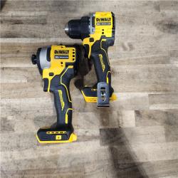 HOUSTON LOCATION - AS-IS DEWALT ATOMIC 20-Volt MAX Lithium-Ion Cordless Combo (2-Tool) Kit