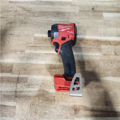Houston Location AS-IS Milwaukee FUEL 18V Lithium-Ion Brushless Cordless 1/4 in. Hex Impact Driver (Tool-Only)