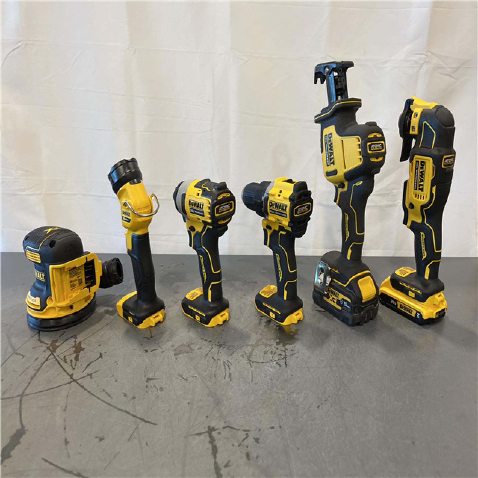 AS-IS - DEWALT 20-Volt MAX Lithium-Ion Cordless 7-Tool Combo Kit