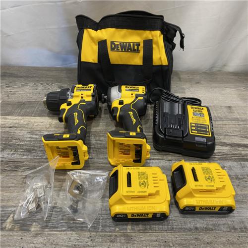 AS-IS DEWALT ATOMIC 20-Volt MAX Lithium-Ion Cordless Combo Kit