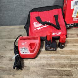 HOUSTON LOCATION - AS-IS Milwaukee 3497-22 12V Brushless Hammer Drill and Impact Driver Combo Kit