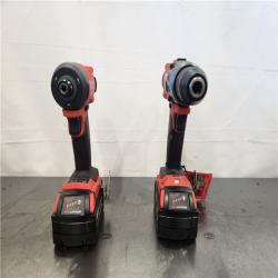 AS-IS- Milwaukee FUEL 18V Lithium-Ion Brushless Cordless Hammer Drill and Impact Driver Combo Kit