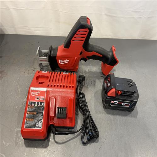 AS-IS - Milwaukee M18 18-Volt Lithium-Ion Cordless Hackzall Reciprocating Saw W/ M18 Starter Kit
