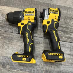 AS-IS DEWALT ATOMIC 20V MAX Lithium-Ion Cordless 2-Tool Combo Kit