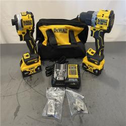 AS-IS - DEWALT 20V MAX XR Hammer Drill and ATOMIC Impact Driver 2 Tool Cordless Combo Kit