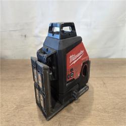 AS-IS Milwaukee 12V Cordless Green 250 ft. 3-Plane Laser Level Kit