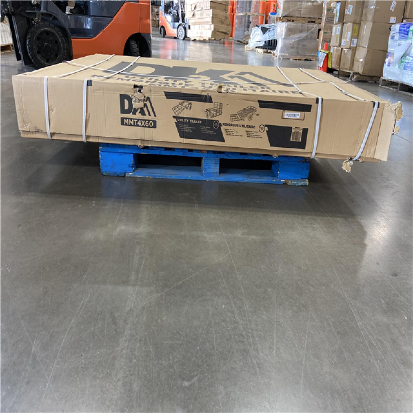 DALLAS LOCATION - DK2 by Marlon MMT4X6O 4 ft. x 6 ft. Single Axle Open Rail Utility Trailer | 1,314-lb Capacity with Ramp Gate