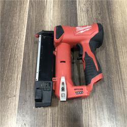 AS-IS Milwaukee 12-Volt 23-Gauge Lithium-Ion Cordless Pin Nailer (Tool-Only)