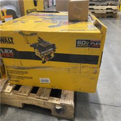 Dallas Location - As-Is DEWALT FLEXVOLT 60V MAX Cordless Brushless 8-1/4 in. Table Saw Kit with (1) FLEXVOLT 6.0Ah Battery