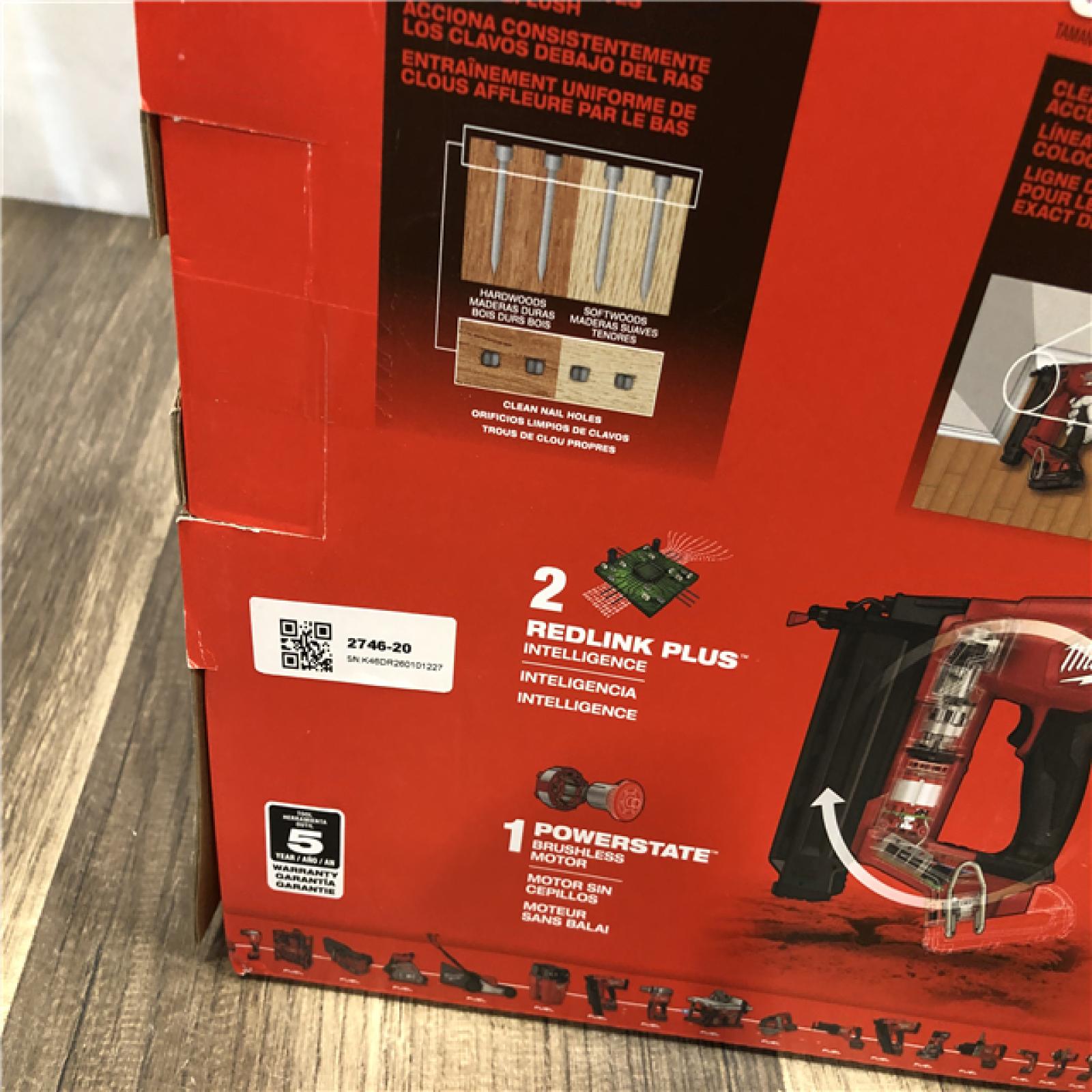 NEW- Milwaukee FUEL 18-Volt Lithium-Ion Brushless Cordless Gen II 18-Gauge Brad Nailer (Tool-Only)
