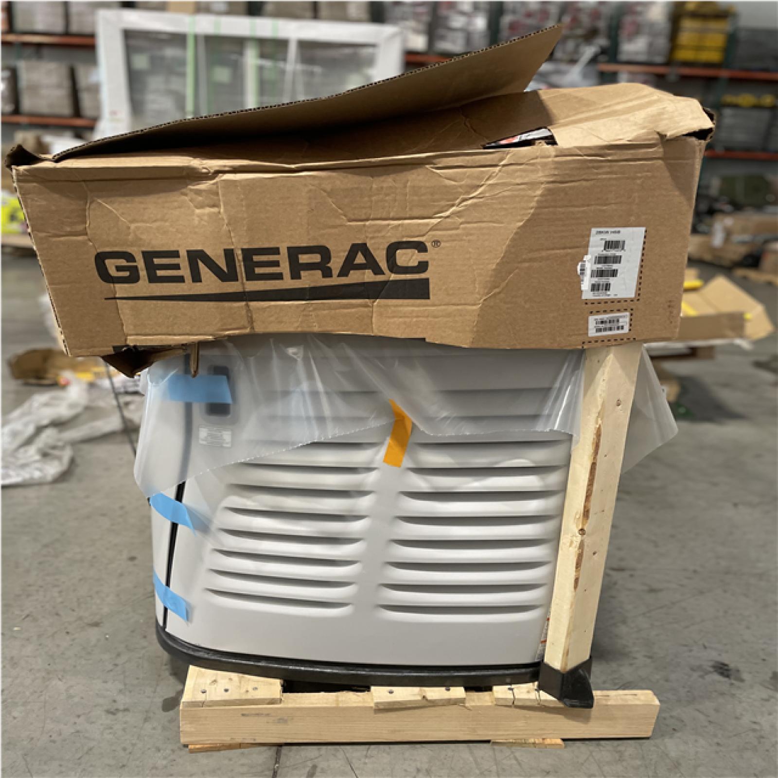 DALLAS LOCATION- GENERAC 28kW Air-Cooled Generator 200 Amp Transfer Switch  Mobile Monitoring Thermostat