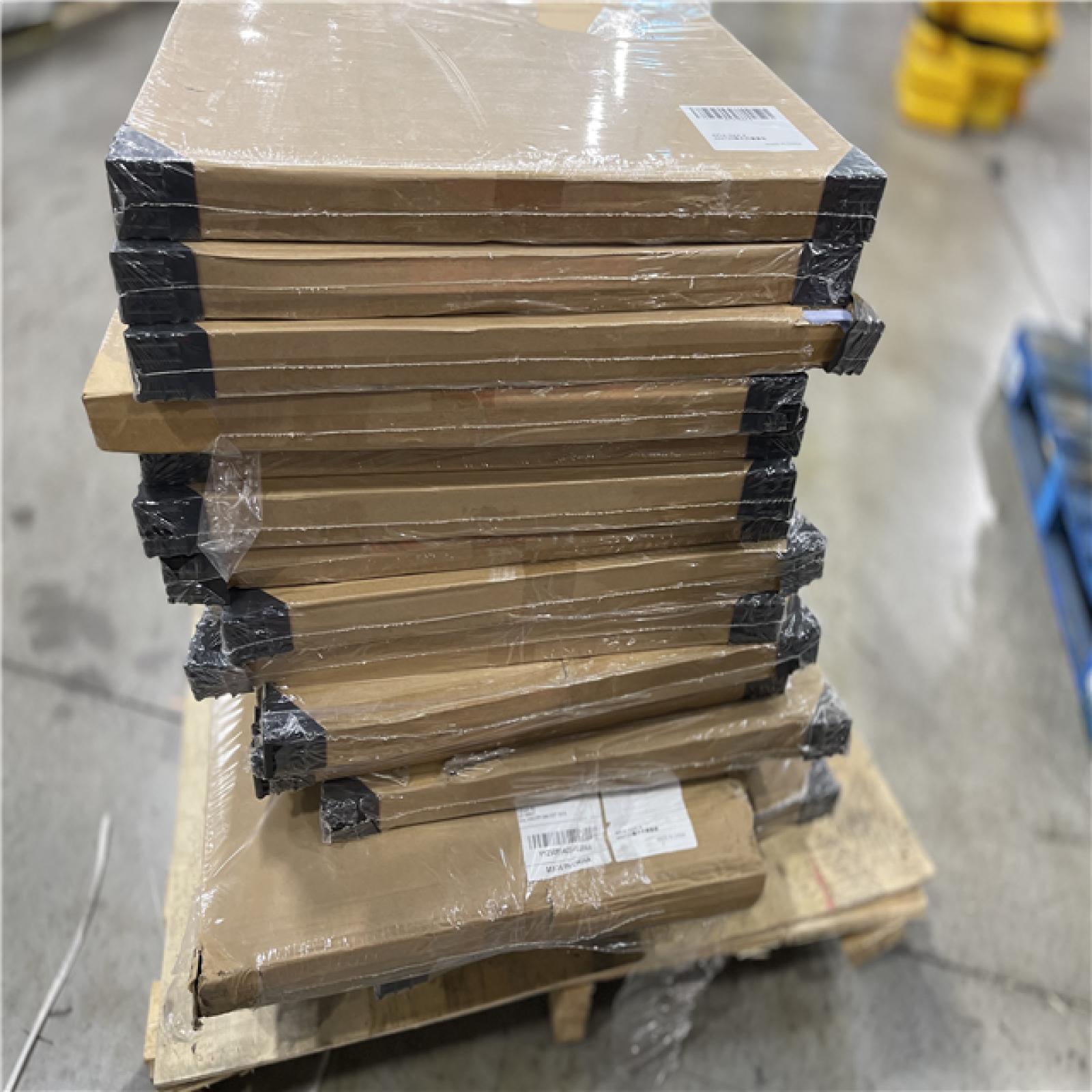 DALLAS LOCATION -  sunwings Natural Oak 2/5 in. x 1.96 ft. x 3.93 ft. Wood Slat Acoustic Panels 3D Decorative Wall Paneling (31 sq. ft./Case)PALLET-(16 CASES)