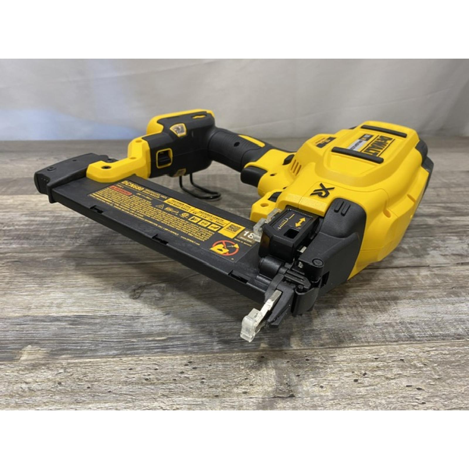 AS-IS DEWALT 20V MAX XR Lithium-Ion Electric Cordless 18-Gauge Brad Nailer (Tool Only)