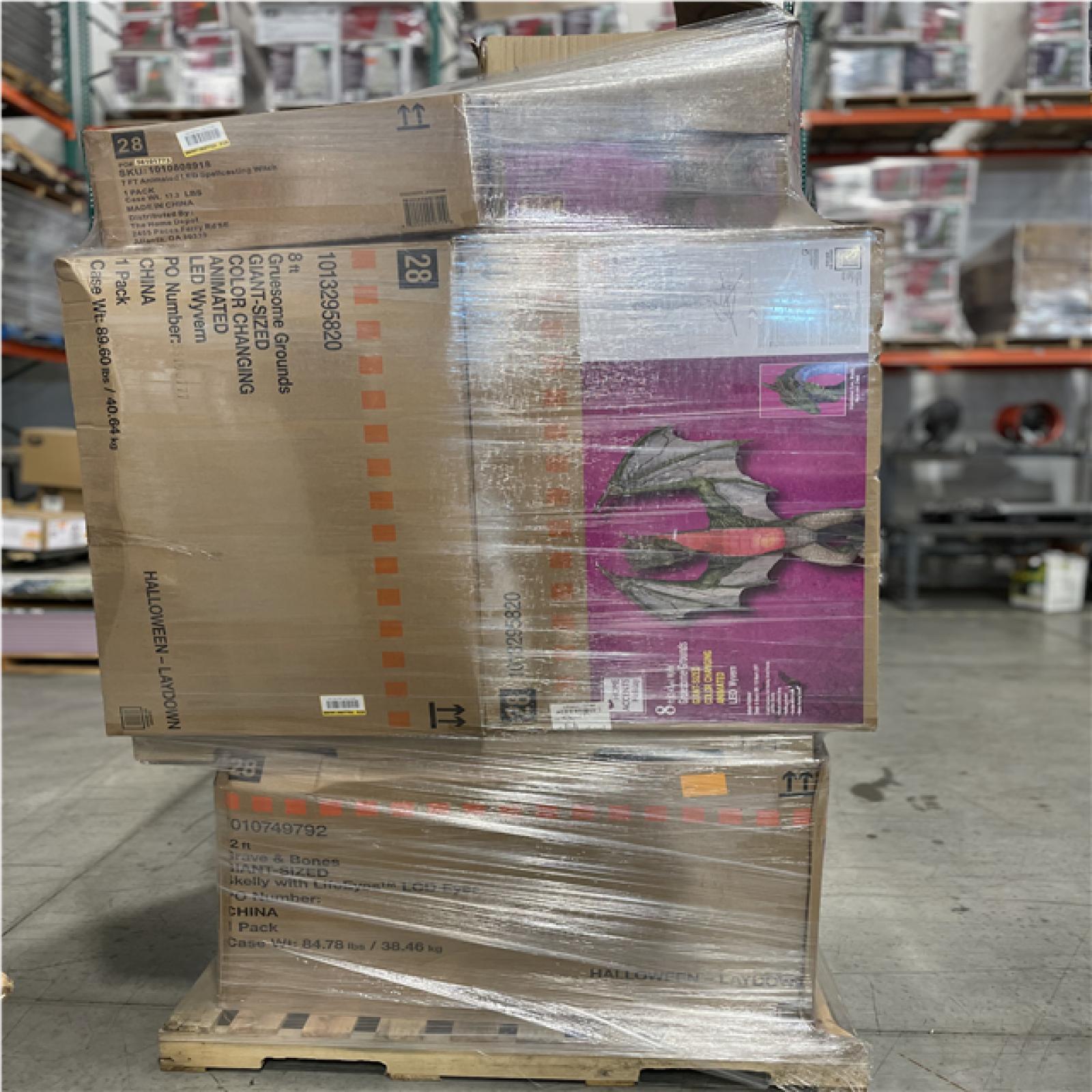 DALLAS LOCATION- AS-IS ASSORTED HALLOWEEN DECORATION PALLET