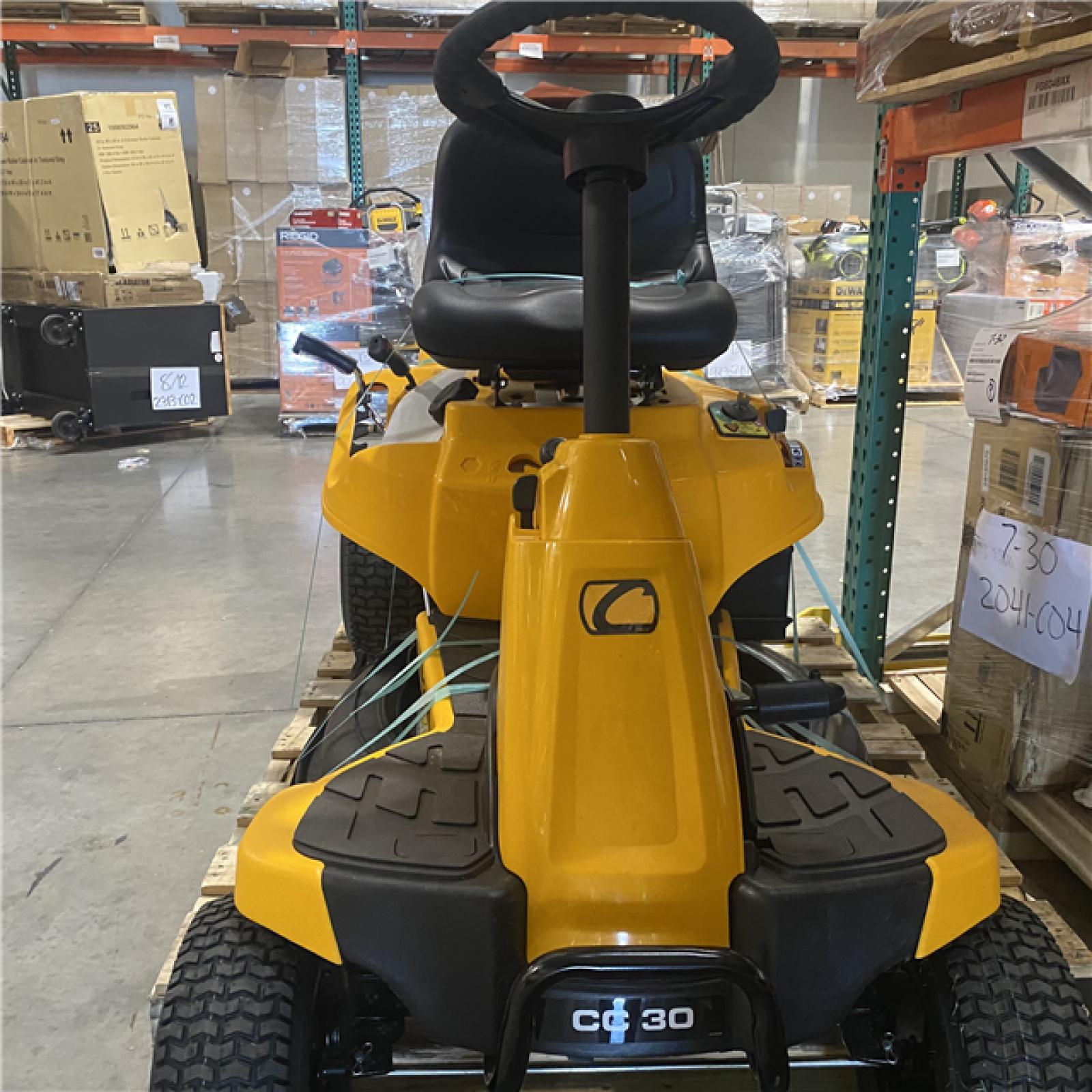Dallas Location - As-Is CC30 Riding Lawn Mower
