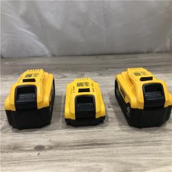 AS-IS DeWalt 20V MAX Lithium-Ion 2.0 Ah and (2) 4.0 Ah Battery Packs (3-Pack)
