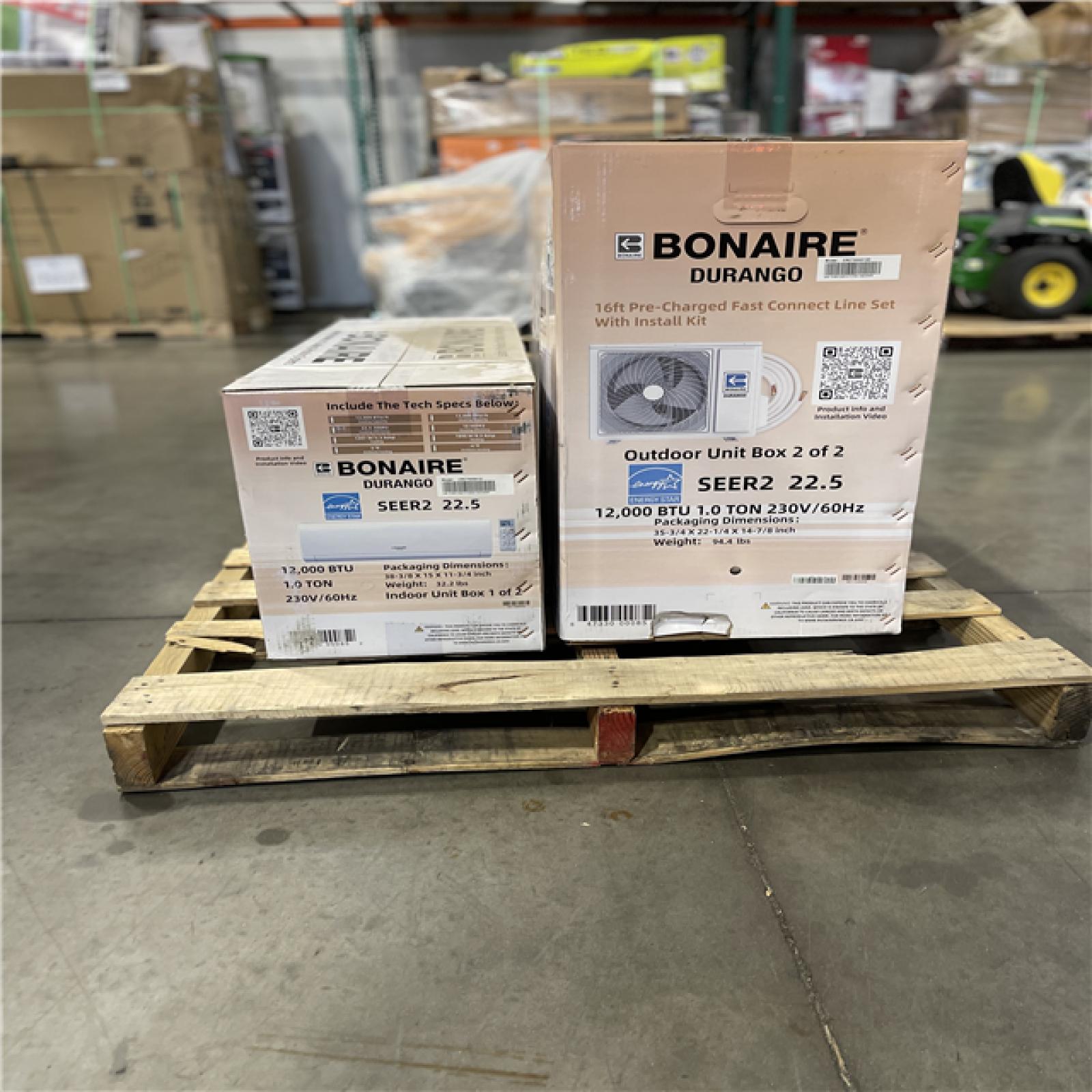 DALLAS LOCATION- NEW! BONAIRE DURANGO 12000 BTU 1.0 TON MINI SPLIT
