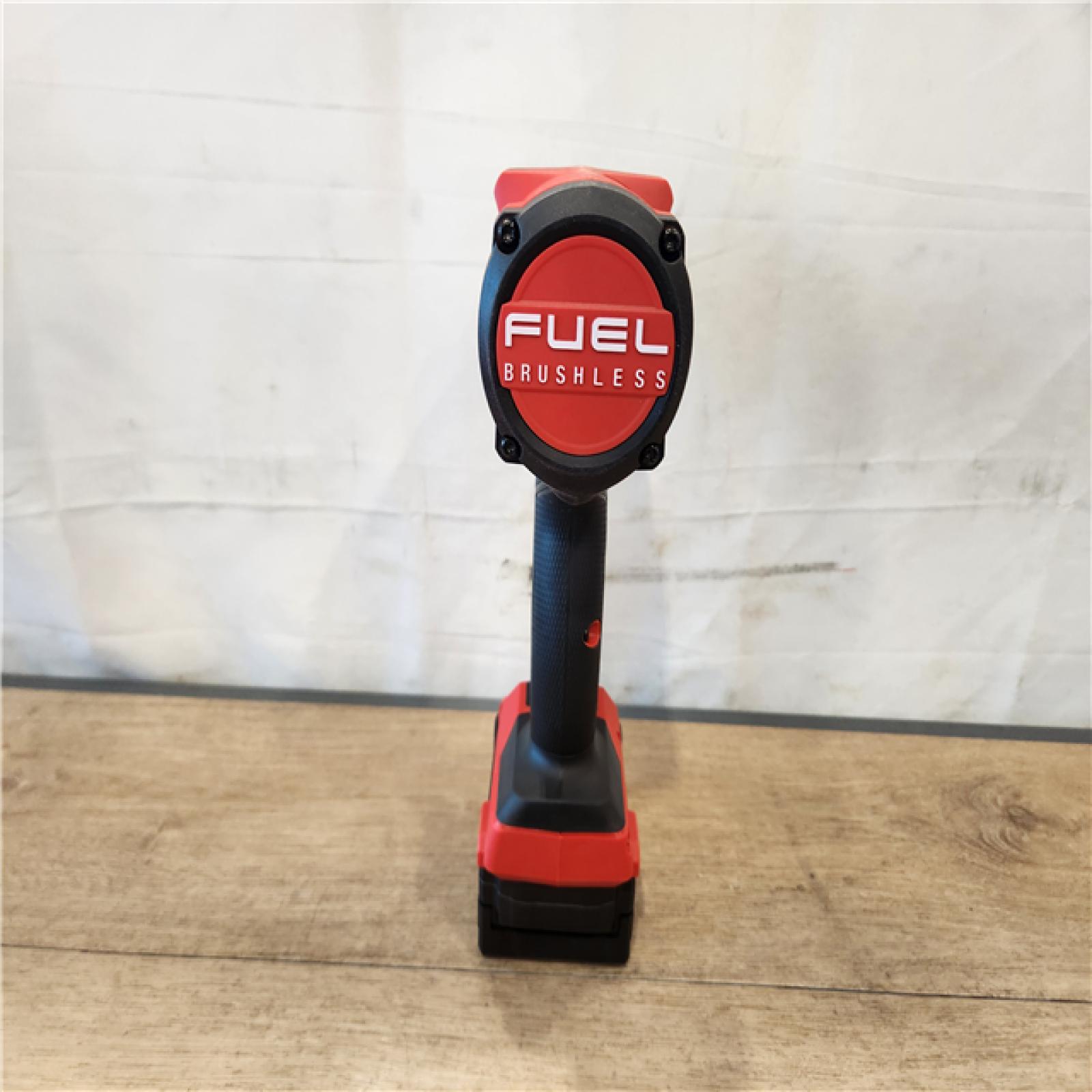 AS-IS- Milwaukee FUEL 18V Lithium-Ion Brushless Cordless 1/2 in. Impact Wrench w/Friction Ring Kit