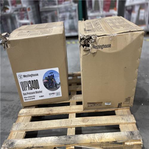 DALLAS LOCATION - Westinghouse WPX3400 Gas Pressure Washer  3400 PSI PALLET-(2 UNITS)